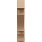 Ekena Millwork 8-in W x 32-in D x 36-in H Balboa Block Rough Cedar Woodgrain TimberThane Outlooker, Primed Tan OUTUR080X32X36BOA44RCPR - alternate 4